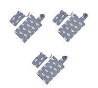Abaodam 3pcs Breastfeeding Towel Cotton Nursing Cover Feeding Shawl for Mum Shield Cloud