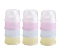 Abaodam 3pcs Breastmilk Containers Milk Powder Dispensers Formula Dispenser Material Space-Saving Easy to Carry