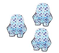 Abaodam 3pcs Breathable Chair Cover Adorable Patterns Boy Girl High Chair Cushion Born Essentials Supplies