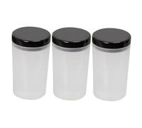 Abaodam 3pcs Brush Cleaning Bottles for Painting Water Cup Multi Functional Nail Pen Washer for Artists Creative Brush Rinsing Station Suitable for Art Projects and Manicure Use