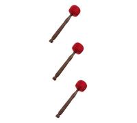 Abaodam 3pcs Buddhism Sound Bowl Stick for Meditation Practice Comfortable Pu Mallet for Chanting Bowls Striker for Yoga and Relaxation Accessory for Mindfulness