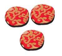 Abaodam 3pcs Buddhist Sound Bowl Cushion Pad Tibetan Singing Bowl Holder Elegant Design for Meditation Yoga and Healing Protective Pad for Enhanced Sound Quality