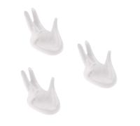 Abaodam 3pcs Ceramic Base Hand Shape Holder for Ocarina Flute Display Stand Accessories Collector for Music Instrument
