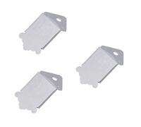 Abaodam 3pcs Chrome Mandolin Tailpiece Screws and Cover Mandolin Part Guitar Tailpiece Screws Cover Replacement