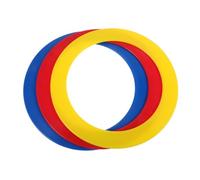Abaodam 3Pcs Circus Juggling Rings Lightweight Hand Balancing Rings for Acrobatic Shows for Juggling Practice Portable Circus Performer Equipment