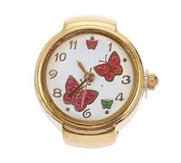 Abaodam 3pcs Classic Ring Watch Jewelry Watch for Girls Numbers Design Accurate Timing