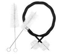 Abaodam 3pcs Complete Trumpet Cleaning Supplies Kit Includes Rope Brush Valve Brush Set for Trumpet Maintenance