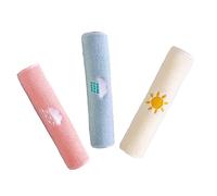 Abaodam 3pcs Cotton Boy Girl Towels Soft Hand Towels for Boy Girl Charming Embroidered Design Lightweight and Absorbent for Bathing and Daily Use