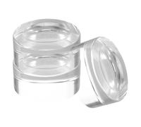 Abaodam 3pcs Crystal Holder Sphere Support Concave Base with Stable Support Simple to Clean Unique Design Artistic Touch Highend Vibe for Display Collection and Home Decor 40x20mm