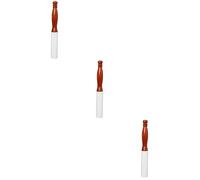 Abaodam 3pcs Crystal Singing Bowl Percussion Stick Buddha Sound Musical Instrument Accessory for Home Use Yoga Sound Healing Tool Rubber Therapy Instrument Stick