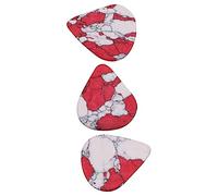 Abaodam 3pcs Custom Guitar Picks for Electric Bass Guitars Fingertip Guards Material Easy to Play