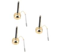 Abaodam 3pcs Delicate Buddhist Musical Instrument Temple Yin Qing Ornament Buddhism Supply for Pray to Buddha Instrument