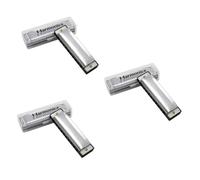 Abaodam 3pcs Diatonic Harmonica Blues Harp in Sliver C Key Harmonica for Blues Jazz Music Portable Musical Instrument for Adults Beginners