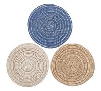 Abaodam 3pcs Doll House Fluffy Rug Miniature Rug Mini House Prop Small House Accessories Mini Door Mat Micro Landscape Models Small House Ornament Bush Handmade Cotton Thread Carpet