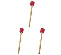 Abaodam 3pcs Drumstick Wood Handle Big Drum Hammer Bass Drum Mallet for Percussion Accessories