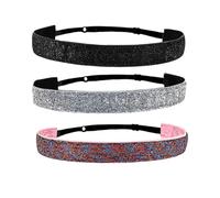 Abaodam 3pcs Elastic Yoga Headbands for Women, Breathable Cloth Material with Non-slip Feature, Maintain Shape Design, Fashion Appearance Suitable for Soccer Teams and Everyday Exercise