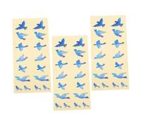 Abaodam 3pcs Electric Guitar Fretboard Sticker Hummingbird Design Cute Aesthetic Stickers for Band Decoration