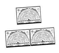 Abaodam 3pcs Family Generation Genealogy Poster Creative Blank Fillable Ancestry Chart for Home Decor Diagram Decor for Family History Chart