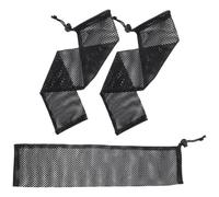 Abaodam 3Pcs Fine Mesh Bird Feeder Bags Nylon Hanging Drawstring Mesh Bag for Birds Seeds Outdoor Garden Use Easy to Open and Close