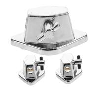 Abaodam 3PCS Floor Tom Drum Leg Bracket Alloy Base Plate Clamp for Percussion Hardware Support Legs for Drum Kits Professional Stage and Studio Use