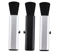 Abaodam 3Pcs Foldable Guitar Cleaning Brushes for Guzheng and Ukulele Extendable ABS and Wool Handles, Convenient Carrying and Effective Dust Removal for Musical Instruments