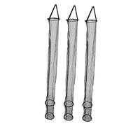 Abaodam 3pcs Foldable Mini Fishing Nets Portable Crab Catching Basket Holder for Shrimp Fish Trap Nylon Mesh Foldable Fish Net Trap with Carry Handle for Catch and Release Fishing