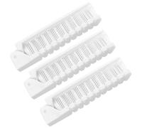 Abaodam 3pcs Foldable Travel Hair Brush Comb with Double Headed Design, Plastic Anti-static Mini Hairbrush Set for Women, Compact Pocket Size and Sturdy Body for On-the-go Use