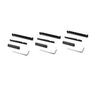 Abaodam 3pcs Folk Guitar Accessory Set Acoustic Guitar Bridge Saddle Bone Nut Saddle Bridge Adjustable