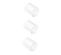 Abaodam 3pcs Glass Finger Slide Bar Guitar Slide for Acoustic Guitar Country Jazz Blues Strings Instrument Part