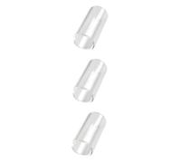 Abaodam 3pcs Glass Finger Slide Bar Slide for Acoustic Guitar Strings Instrument Accessories for Country Jazz Blues Musician Use