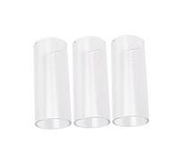 Abaodam 3pcs Glass Slide Guitar Slide Medium Bottleneck for Guitar Accessories for Rock Playing