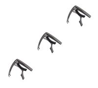 Abaodam 3pcs Guitar Capo and Clip Tuner for Acoustic Electric Guitars Ukulele Banjo Mandolin Black Tension for Accurate Tuning for Musicians