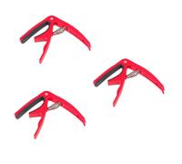 Abaodam 3pcs Guitar Capo for Acoustic and Electric Guitar Adjustable Capo Clip