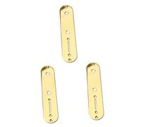 Abaodam 3pcs Guitar Control Plate Metal Wiring Cover Ge211b Bridge Control Plate Compatible