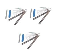 Abaodam 3pcs Guitar Maintenance Kit Luthier Tool Set Fretboard Fret Protector Bridge Pin Puller Nut Slotting File