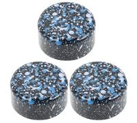 Abaodam 3pcs Guitar Pedal Footswitch Button Caps Ink Blue Plastic Insert Pedal Caps Anti-slip Effects Switch Covers for Guitar Multi-effects Use