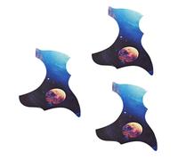Abaodam 3pcs Guitar Pickguard Stickers Self-adhesive Guitar Parts for Acoustic