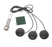 Abaodam 3pcs Guitar Pickup Piezoelectric System for Acoustic Classical Instruments Easy Installation No Drilling Needed Compatible Ukulele Banjo Violin and More