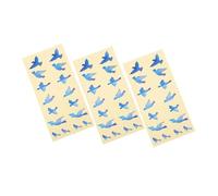 Abaodam 3pcs Guitar Stickers Bird Shape Electric Guitar Fretboard Decorative Sticker Musical Instrument Patch for Gear Accessories