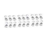 Abaodam 3pcs Guitar Tuning Pegs Machine Heads Banjo Lr Semiclosed Tuning Keys for Left-handed Semi-acoustic Guitars