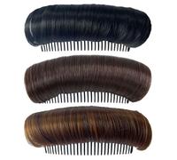 Abaodam 3pcs Hair Padding Accessories for Women Hair Bases Hairpin Clips with High Temperature Wire and Pp Material Delicate Style to Bump up Volume for Daily Use