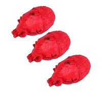 Abaodam 3Pcs Halloween Haunted House Props Realistic Simulated Heart Scary Tricky for Spooky Party Decorations Indoor Outdoor Reusable Horror Supplies