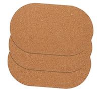 Abaodam 3pcs Hamster Running Wheel Cork Pad Protective Non-slip Mat for Hedgehogs and Gerbils Essential for Exercise and Healthy Growth