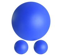 Abaodam 3pcs Hand Grip Strength Balls for Therapy, Finger and Wrist Strengthener Device, Blue Hand Squeezers for Stroke and Elderly Rehabilitation Exercises