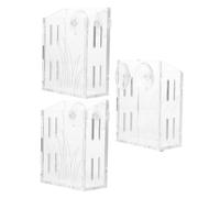 Abaodam 3pcs Hanging Aquatic Planter Cups for Fish Tank Decorations Suction Cup Water Plant Holders for Aquarium Artificial Plants