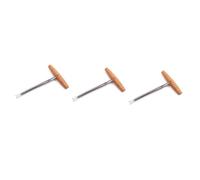 Abaodam 3pcs Heavy Duty T-handle Tapered Bridge Pin Hole Guitar Tool Pin Hole for Woodworking