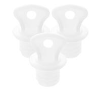 Abaodam 3pcs Hot Water Bottle Stopper Replacement Caps Universal Fit Plastic Sealing Plugs for Reusable Warm Water Bags for Relief Therapy