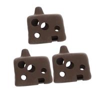 Abaodam 3pcs Irregular Porous Aquarium Decorations Fish Shrimp Shelter Caves Breeding Hideouts for Betta Cichlid Small Fish Tank Ornaments