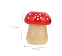 Abaodam 3pcs Kaleidoscope Mushroom Shape Rotatable Color Cognition Educational for Creative Imagination Development Random Color