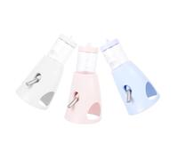 Abaodam 3pcs Leakproof Hamster Water Bottle with Stand for Small Animals Pet Drinking Feeder Holder for Squirrels Bunnies Chinchillas Easy to Clean Dry Habitat Protection Multi-pet Use